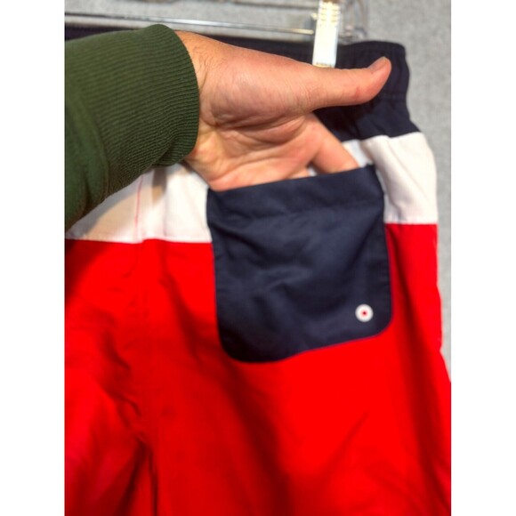 Speedo Swim Trunks Board Shorts Mens Size Large Red Lined UPF 50+ Sun Protection - Picture 11 of 11